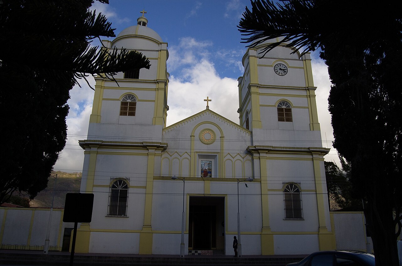 The church at Jinotega in the northern highlands
