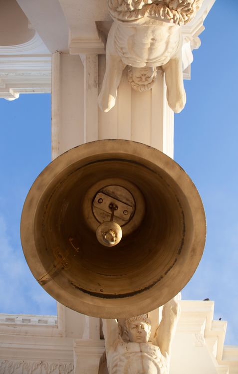 A bell in the cathedral towers of León